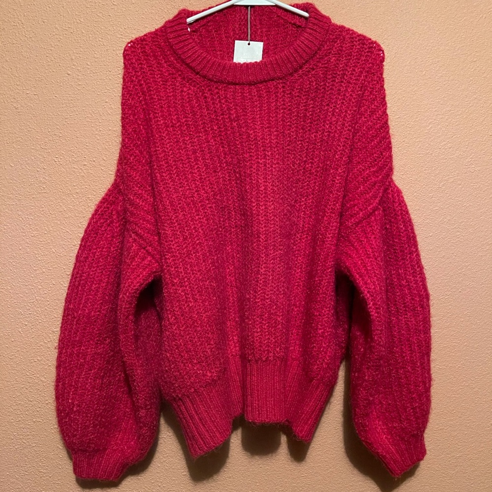 Over sized containers knit sweater